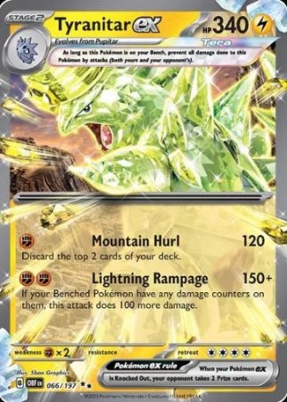 Tyranitar ex 066/197 - Obsidian Flames
