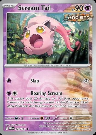 Scream Tail (Poke Ball Pattern) 042/131 - Prismatic Evolutions