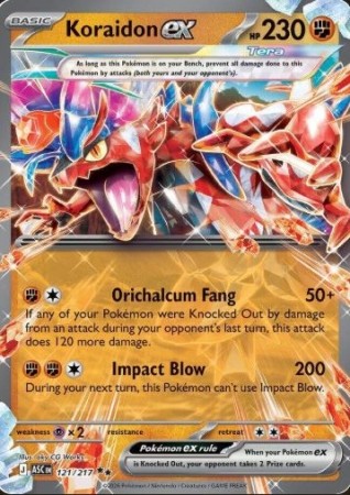 Koraidon ex 121/217 - Ascended Heroes