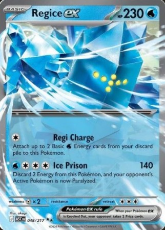 Regice ex 048/217 - Ascended Heroes