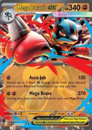 Mega Lucario ex 113/217 - Ascended Heroes