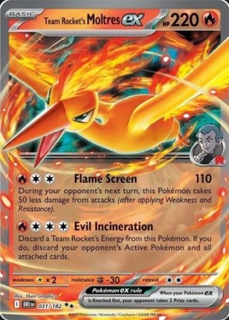 Team Rocket's Moltres ex 031/182 - Destined Rivals
