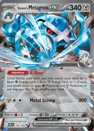 Steven's Metagross ex 145/182 - Destined Rivals