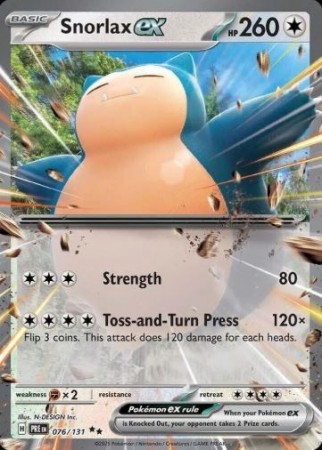 Snorlax ex 076/131 - Prismatic Evolutions