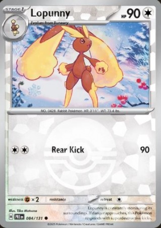 Lopunny (Poke Ball Pattern) 084/131 - Prismatic Evolutions