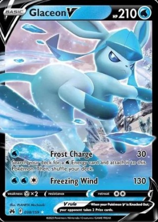 Glaceon V 038/159 - Crown Zenith