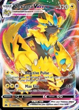 Zeraora Vmax 054/159 - Crown Zenith