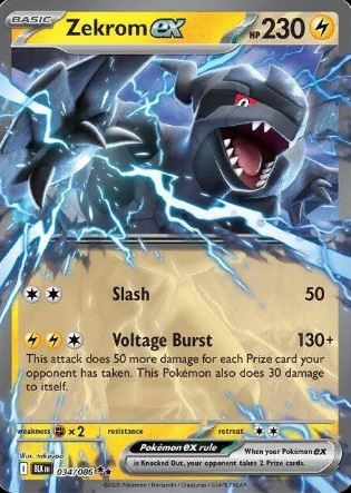 Zekrom ex 034/086 - Black Bolt