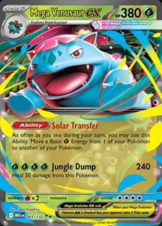 Mega Venusaur ex 003/132 - Mega Evolution