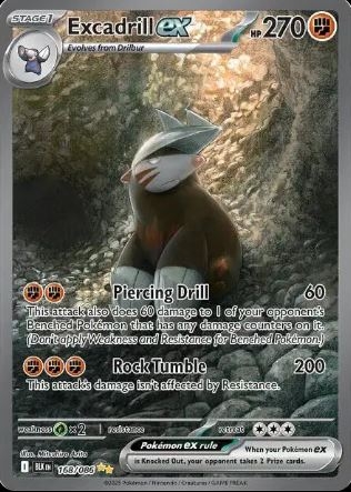 Excadrill ex 168/086 - Black Bolt